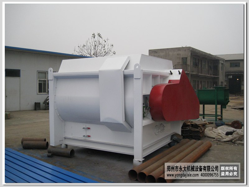 3噸雙軸槳葉無重力混合機(jī)