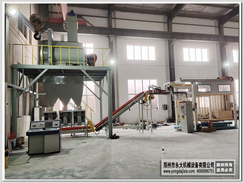 自動碼垛干粉砂漿生產線