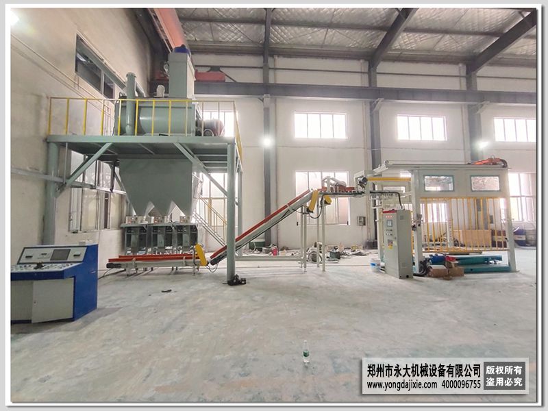 自動碼垛干粉砂漿生產線