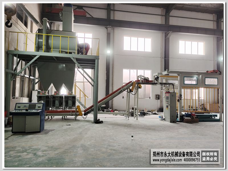 自動碼垛干粉砂漿生產線